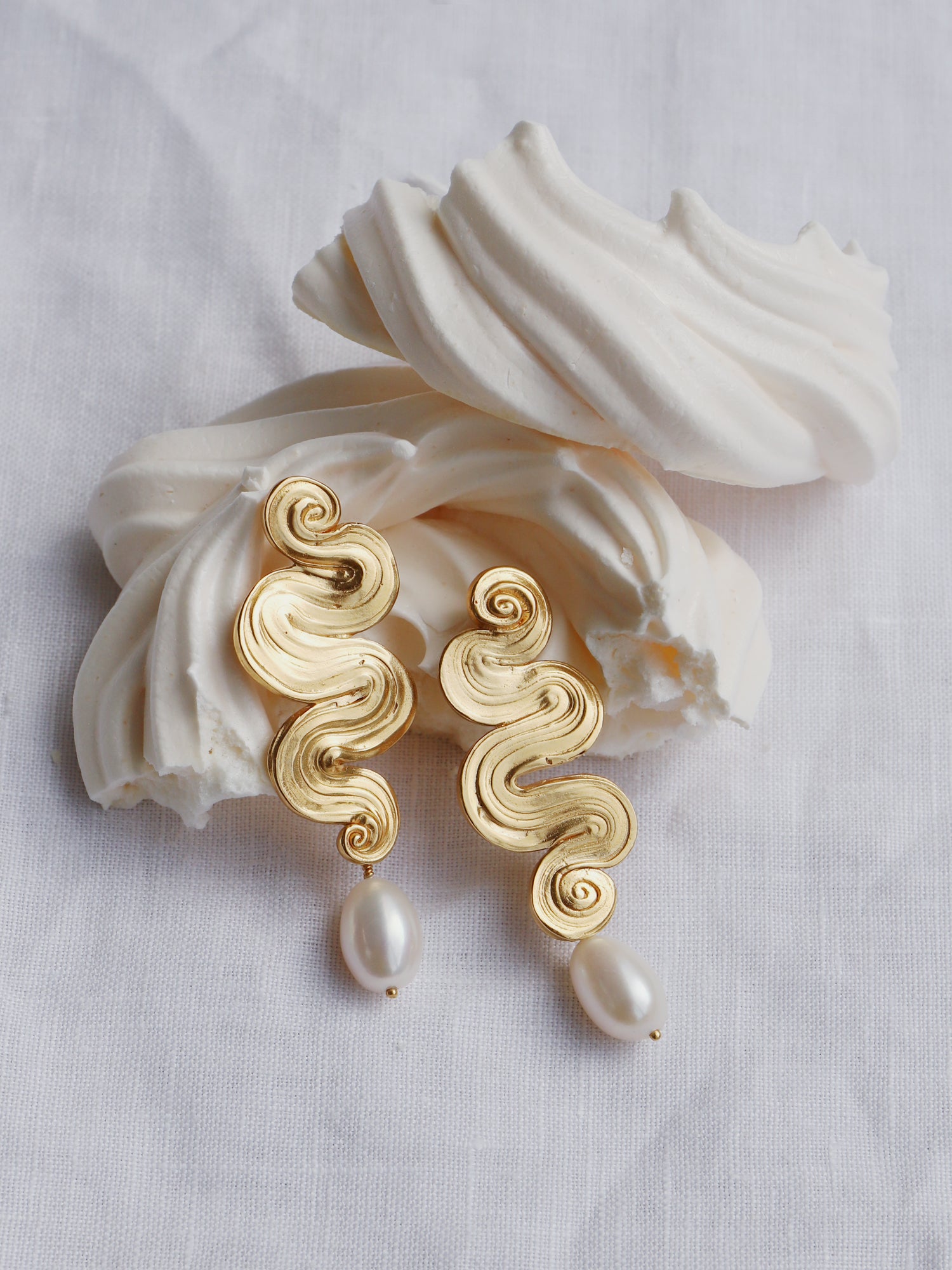 Cabaret Earrings - Gold Plated Vermeil