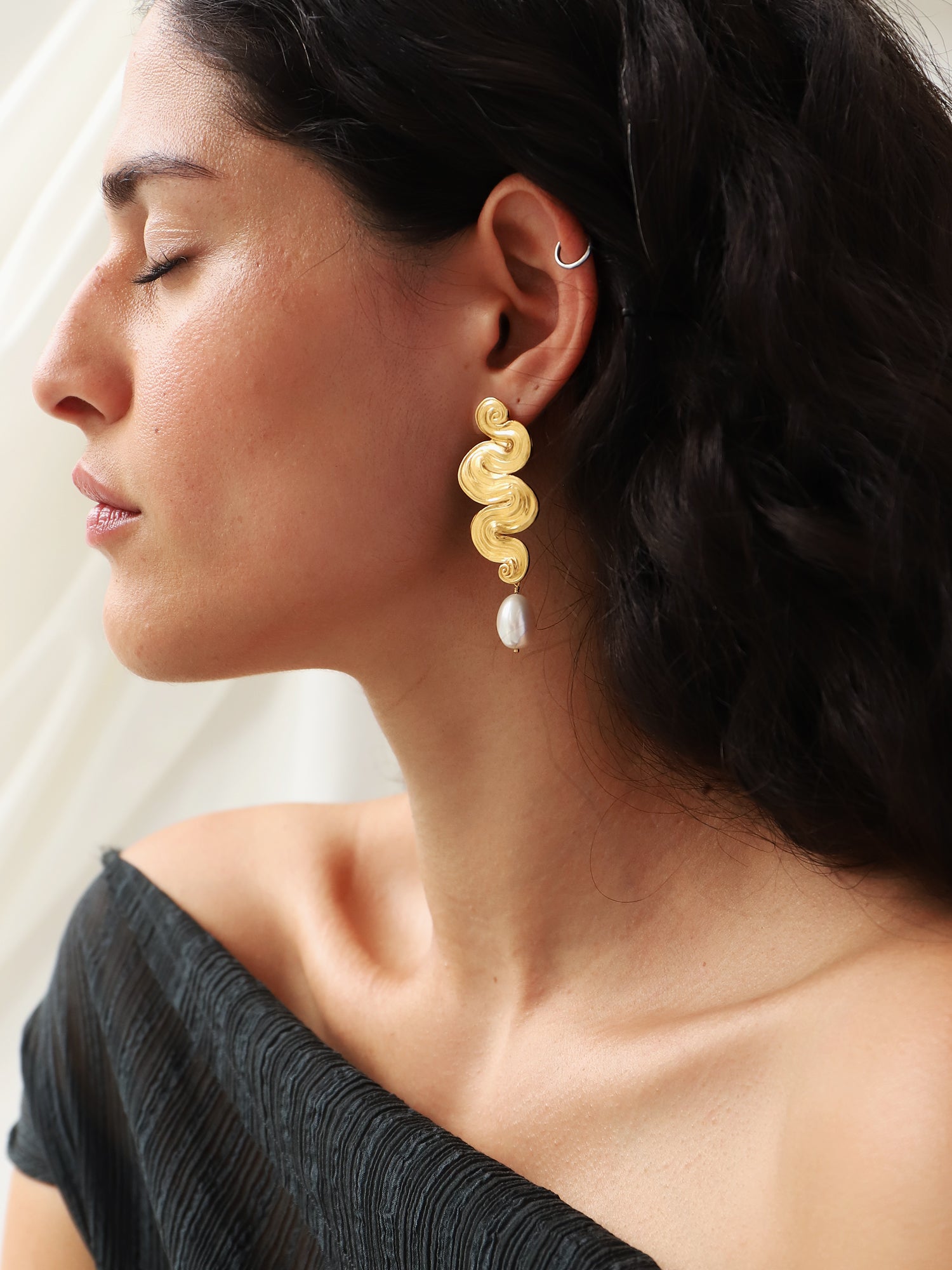 Cabaret Earrings - Gold Plated Vermeil