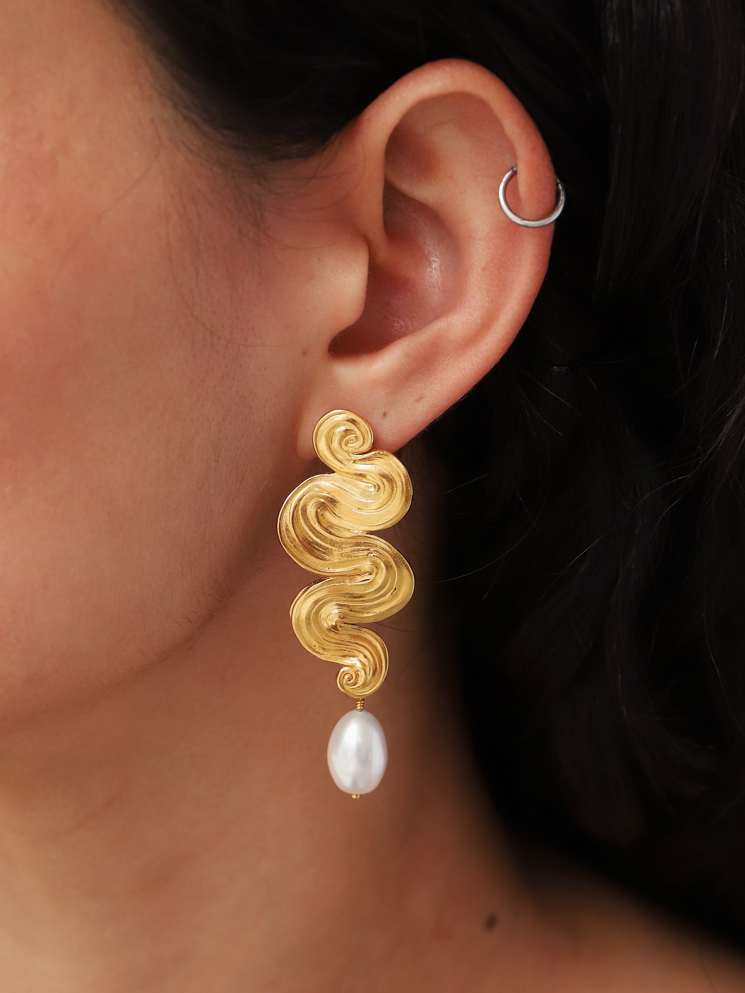 Cabaret Earrings - Gold Plated Vermeil