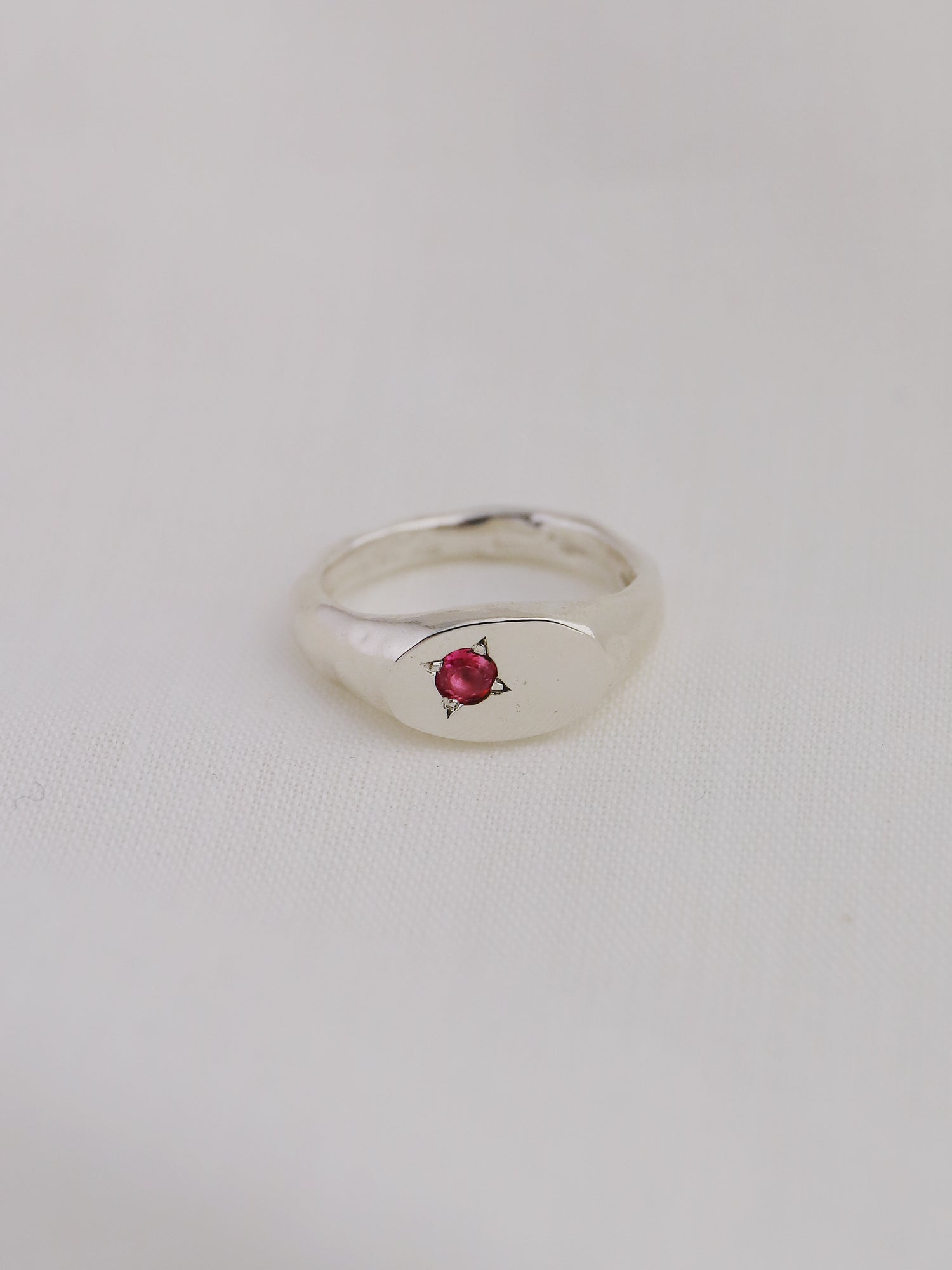 Gemstone Oval Signet No.4 - Size K