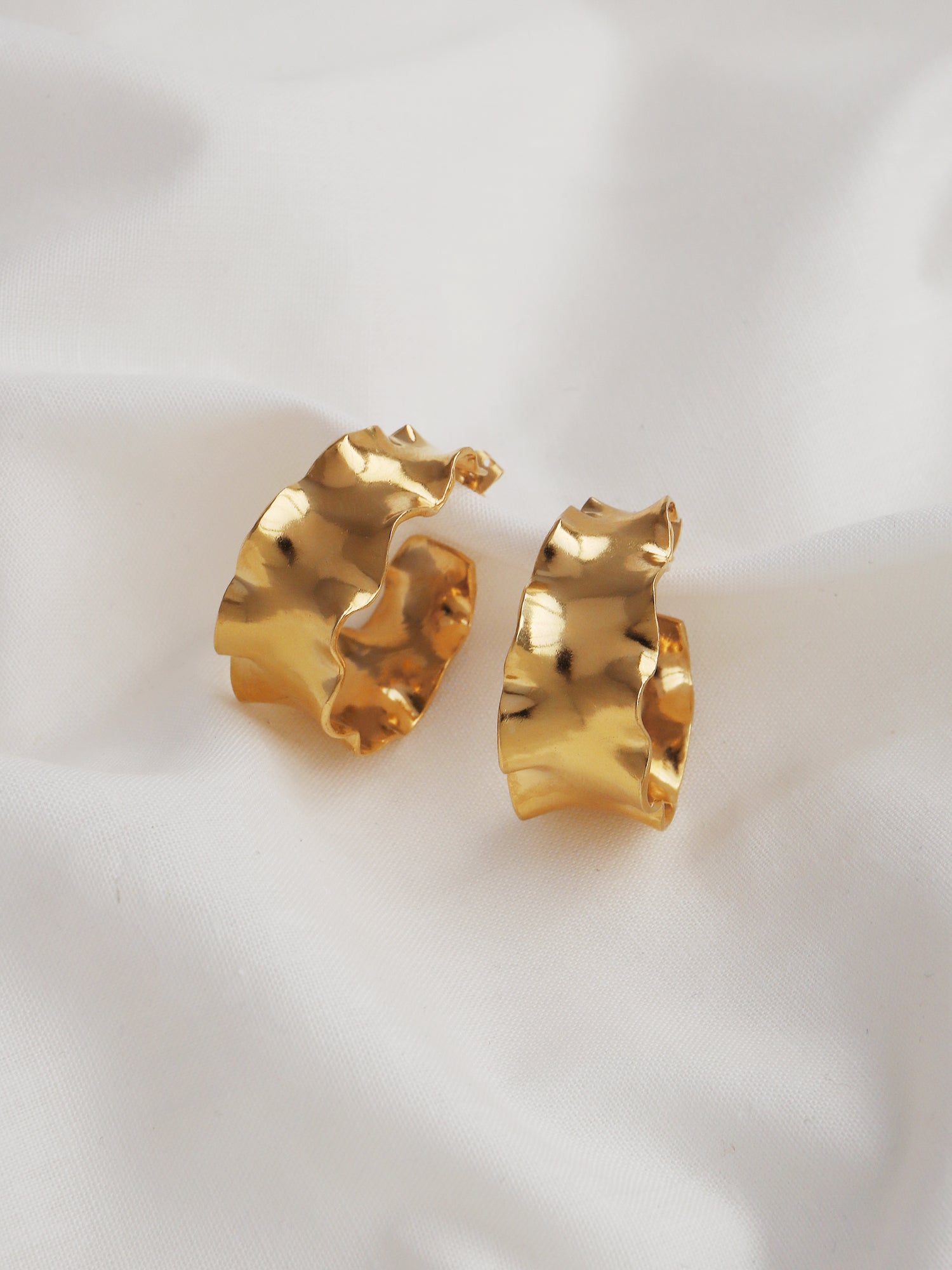 Iris Hoops - Gold Plated Vermeil