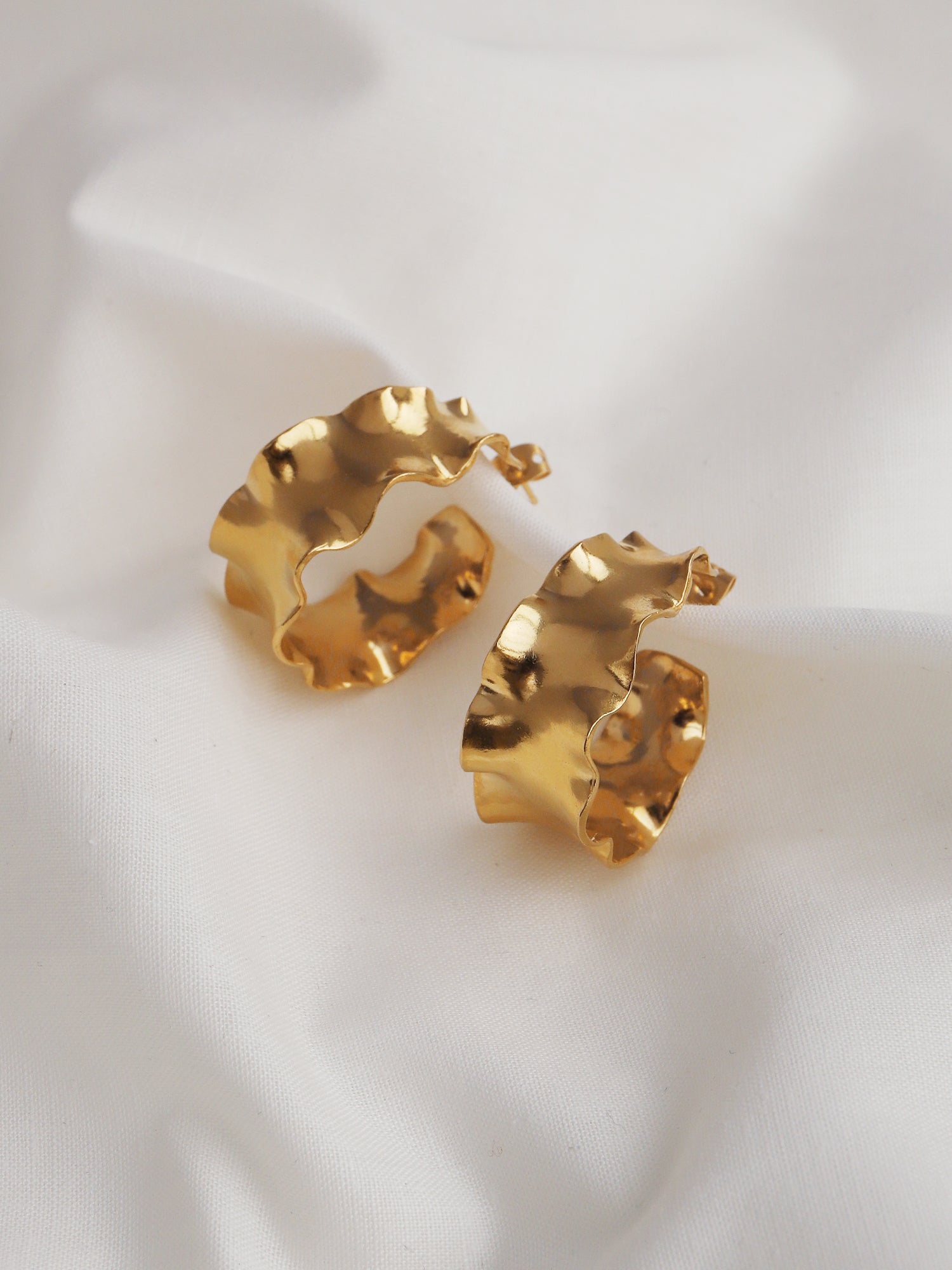 Iris Hoops - Gold Plated Vermeil