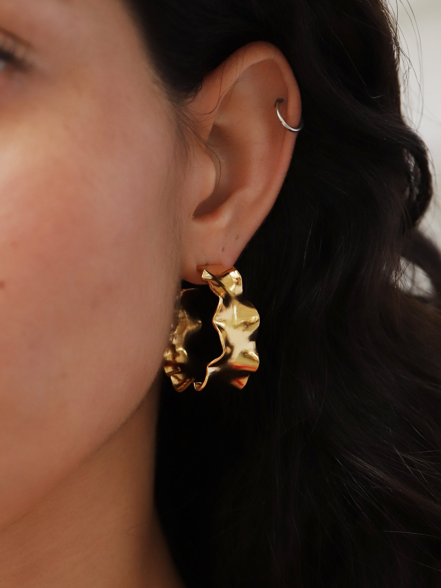 Iris Hoops - Gold Plated Vermeil