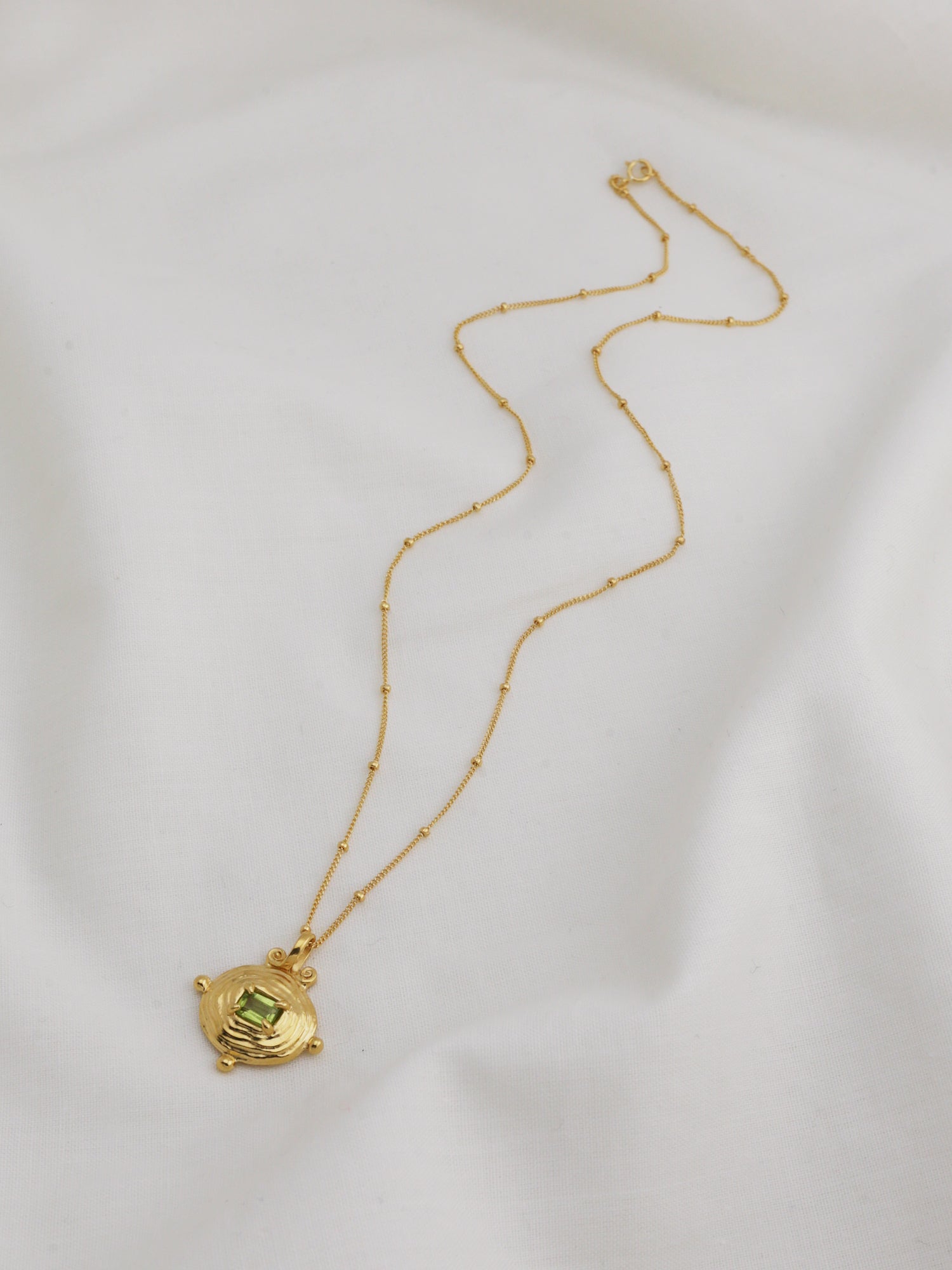 Lagoon Necklace with Peridot