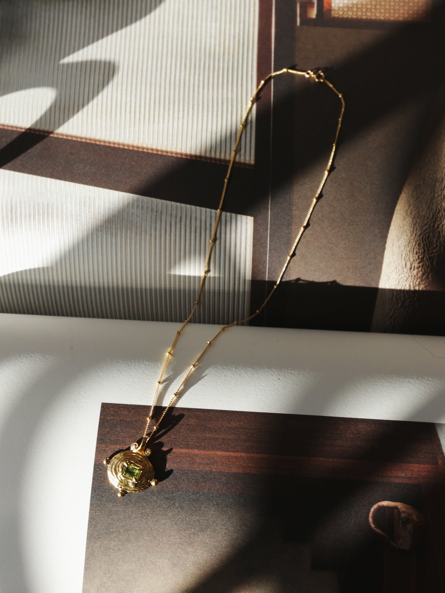 Lagoon Necklace with Peridot