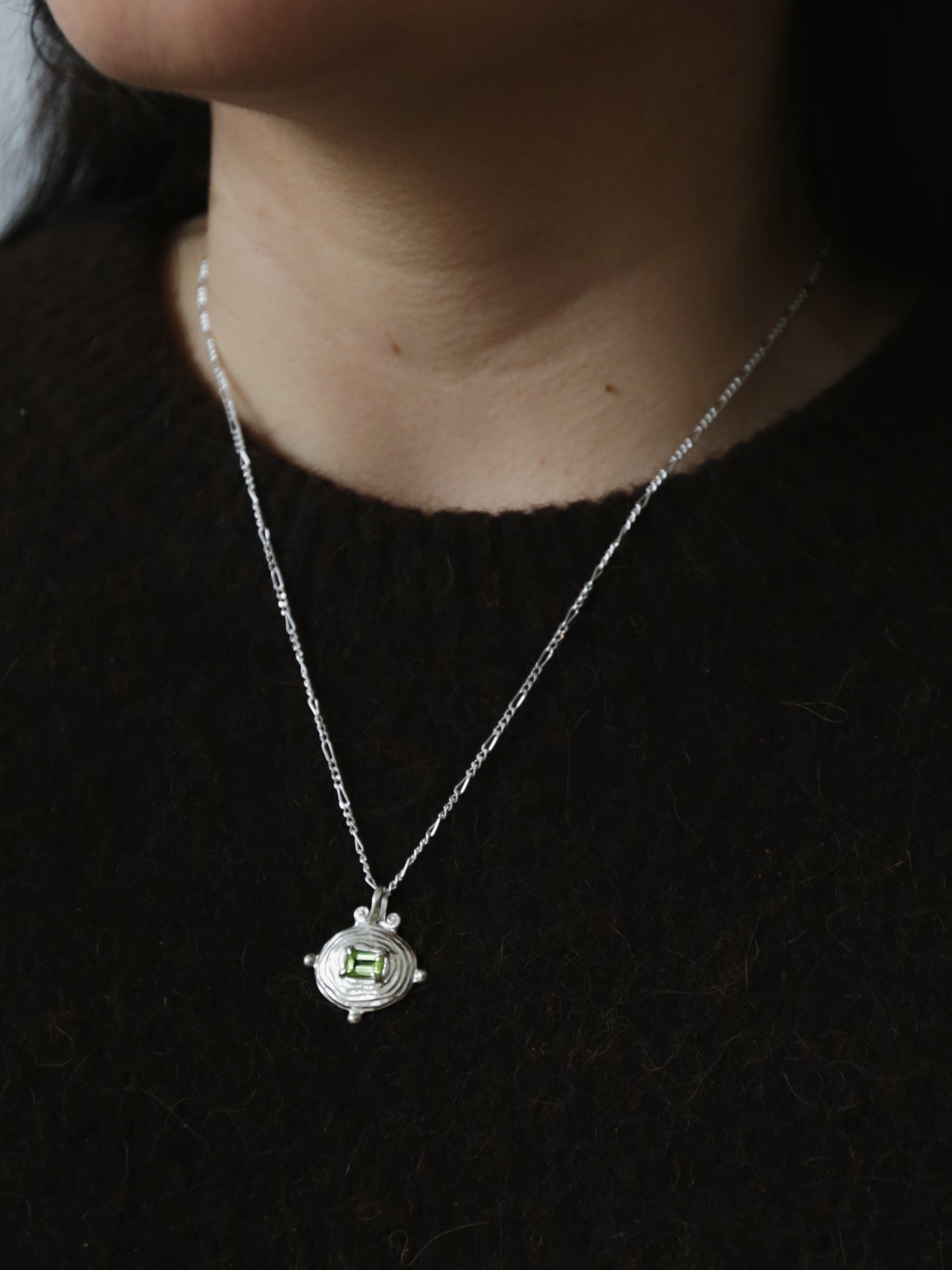 Lagoon Necklace with Peridot