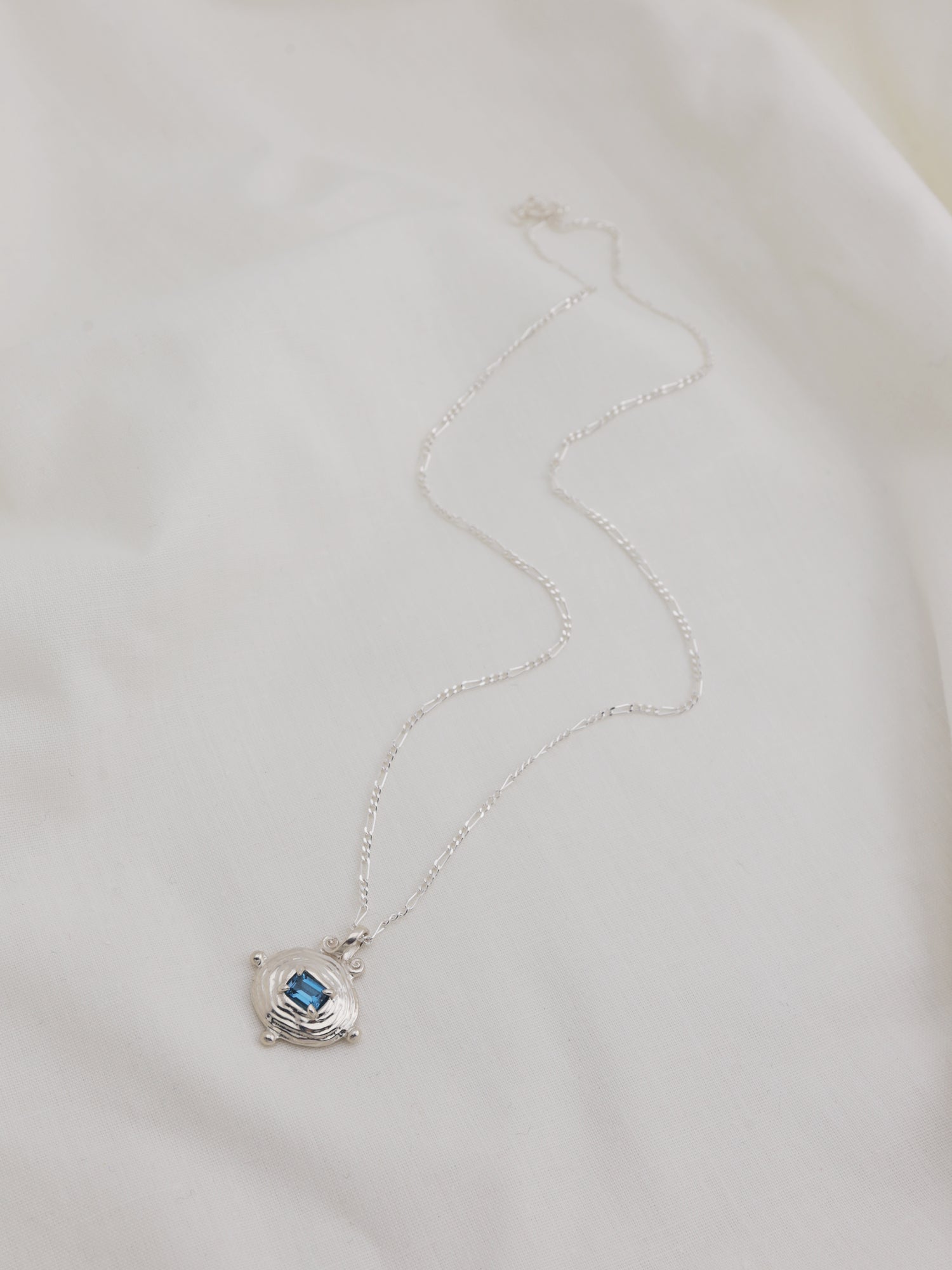 Lagoon Necklace with Topaz