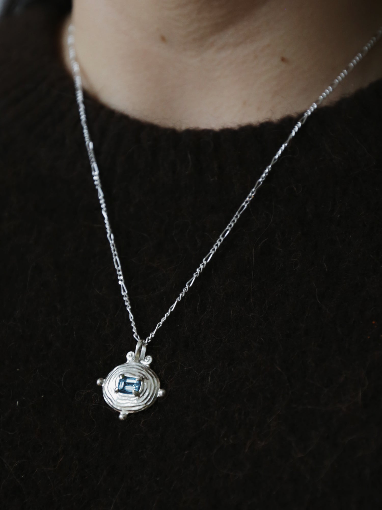 Lagoon Necklace with Topaz