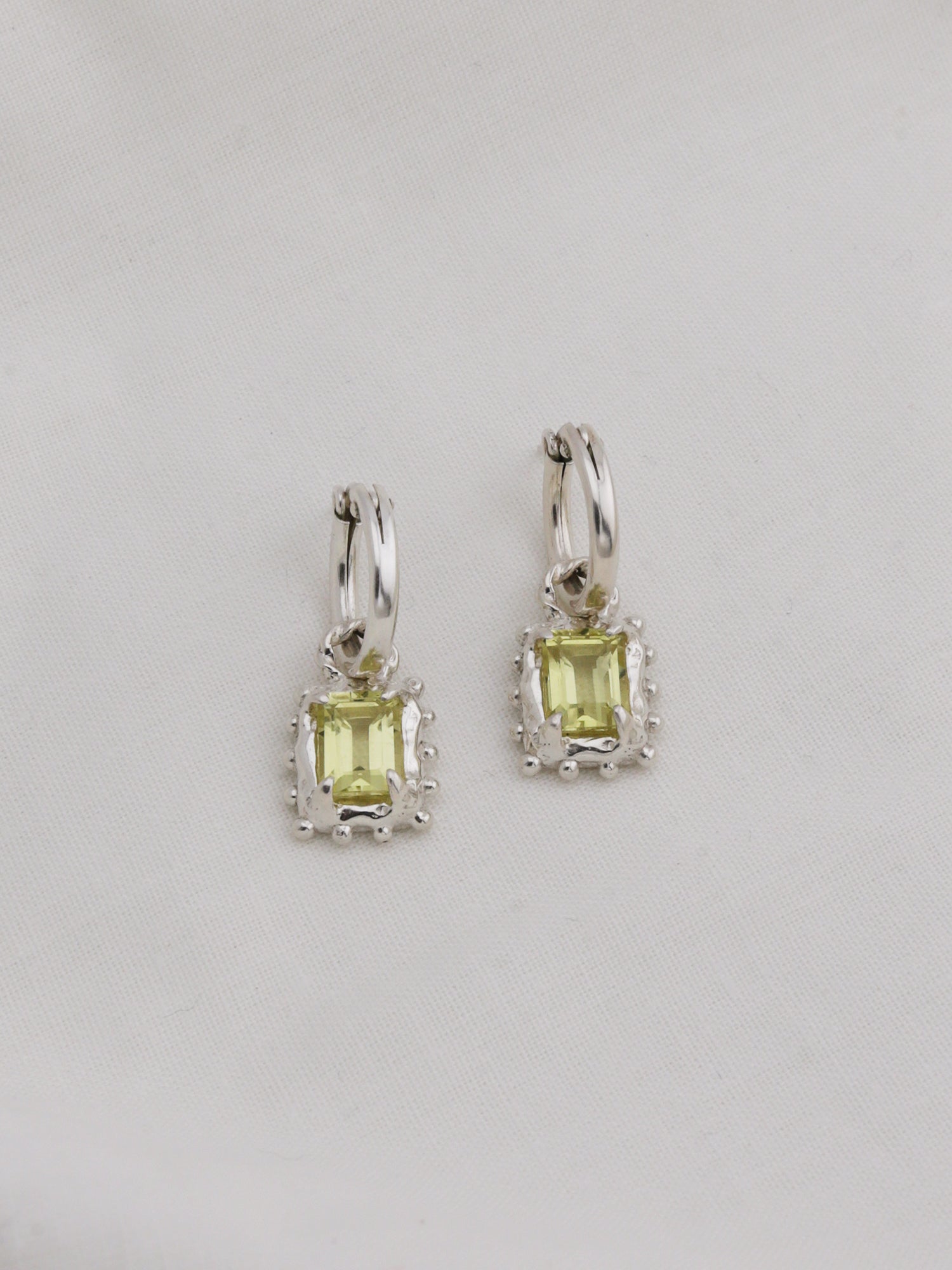 Memento Hoops with Lemon Quartz