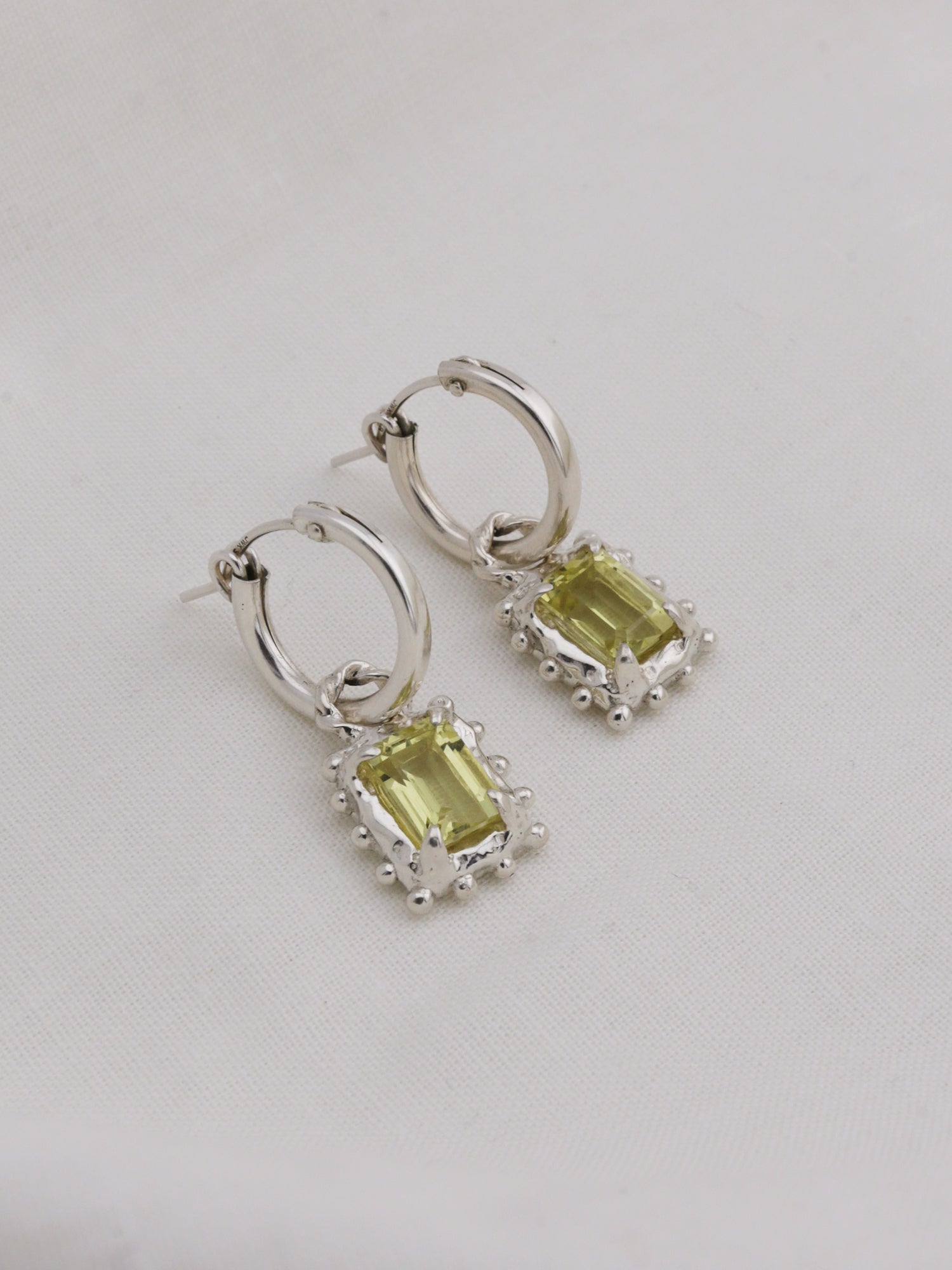 Memento Hoops with Lemon Quartz