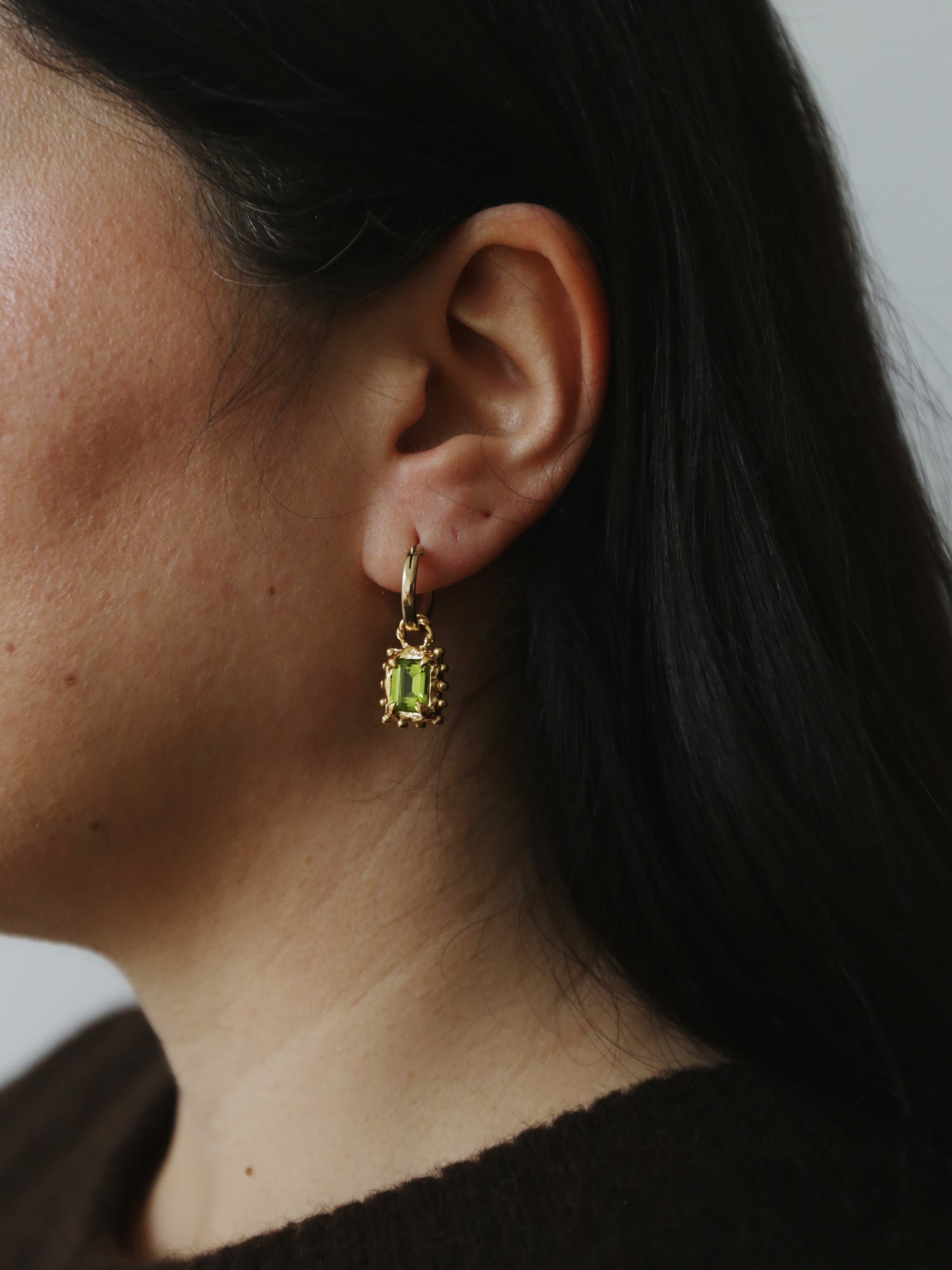 Memento Hoops with Peridot