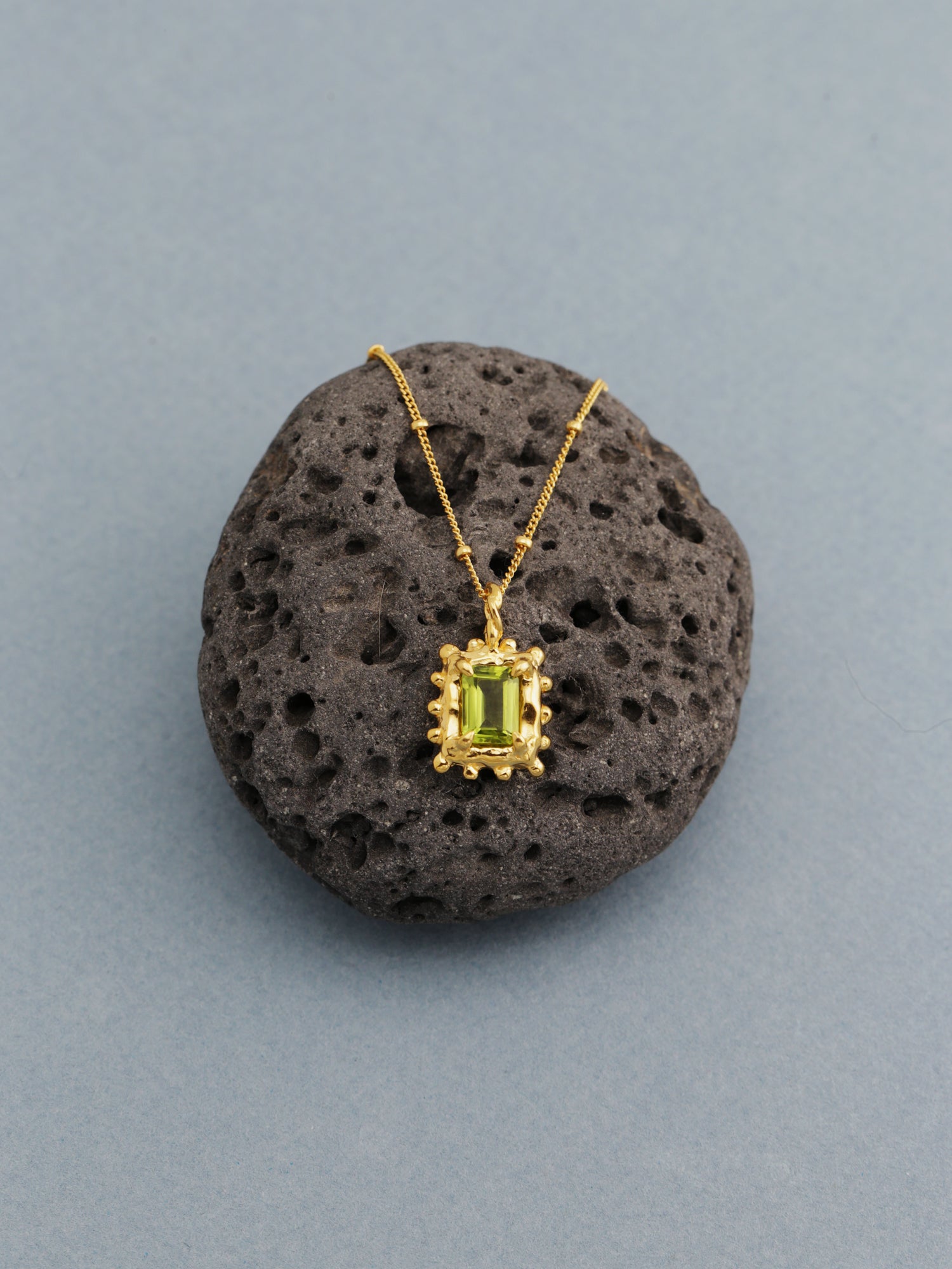 Memento Necklace with Peridot