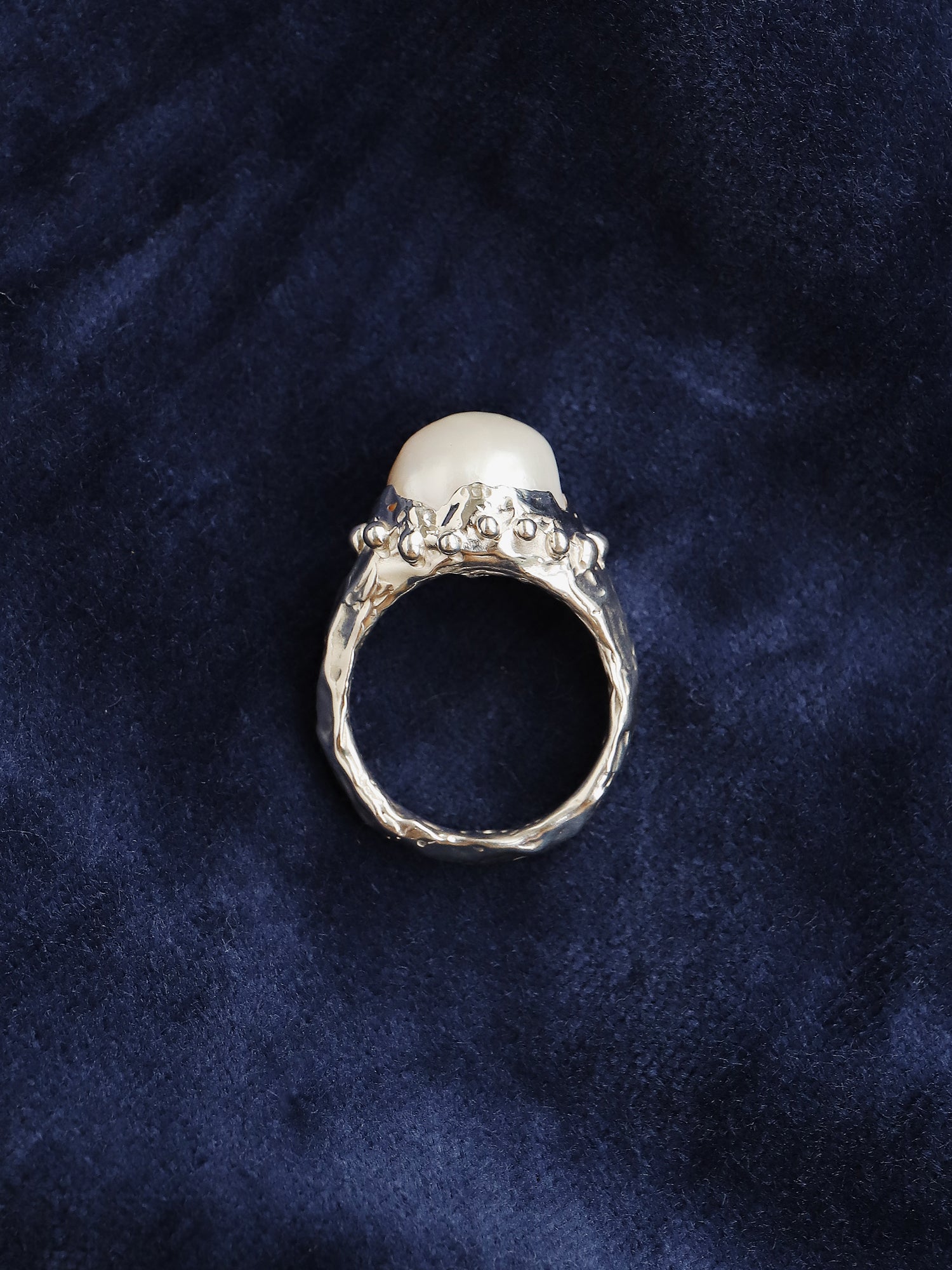 Selkie Pearl Ring No.2 - Size L