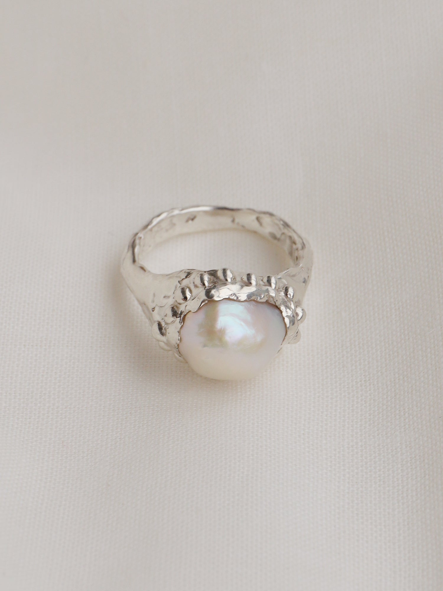 Selkie Pearl Ring No.4 - Size K