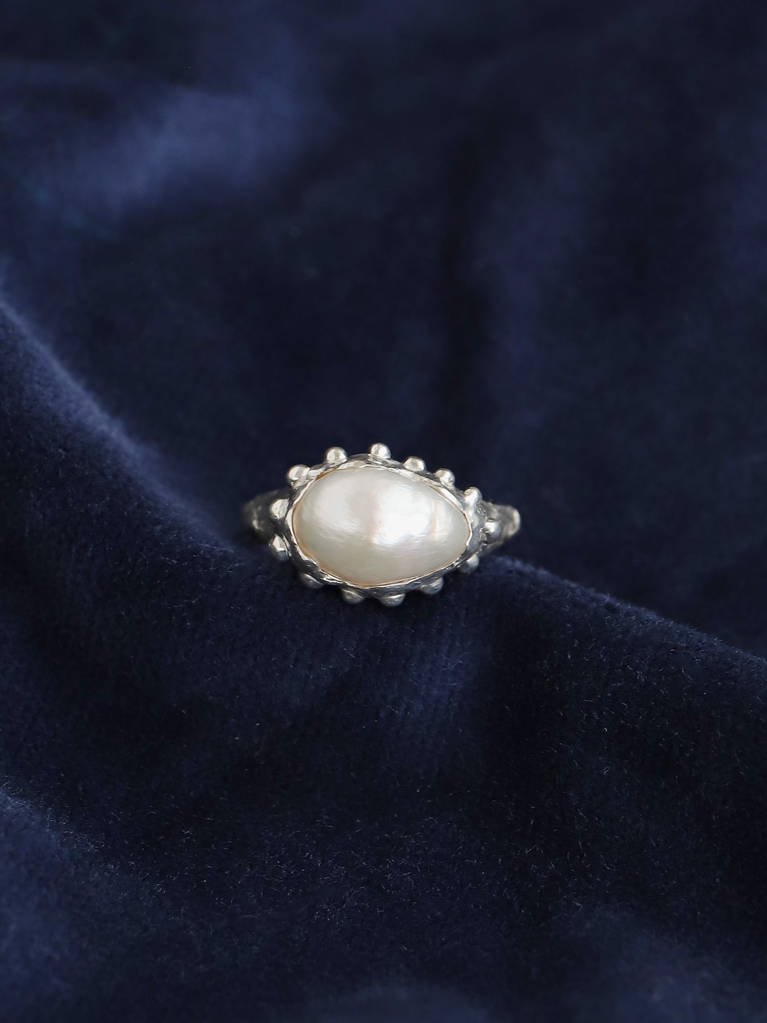 Selkie Pearl Ring No.5 - Size G