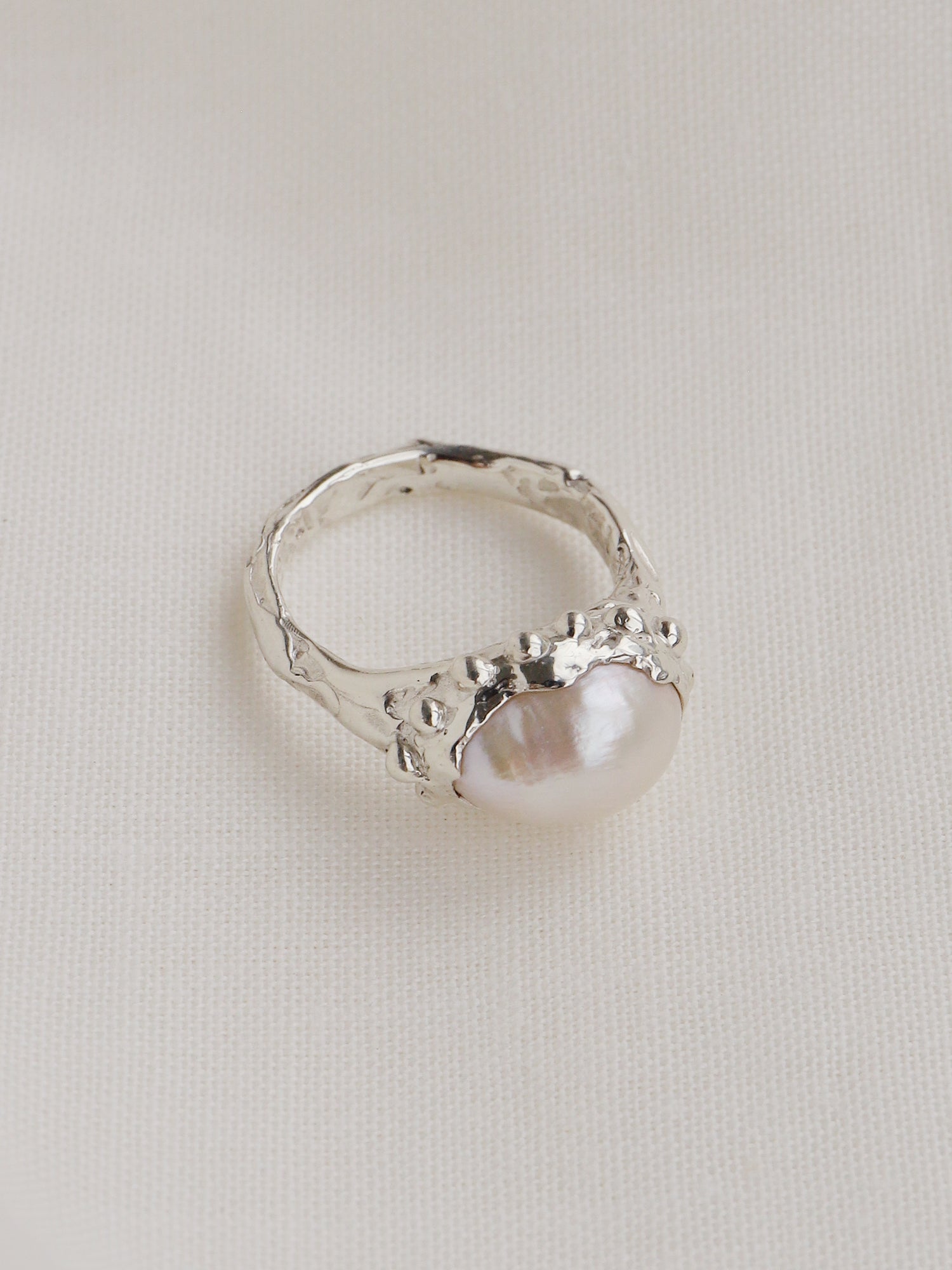 Selkie Pearl Ring No.5 - Size G