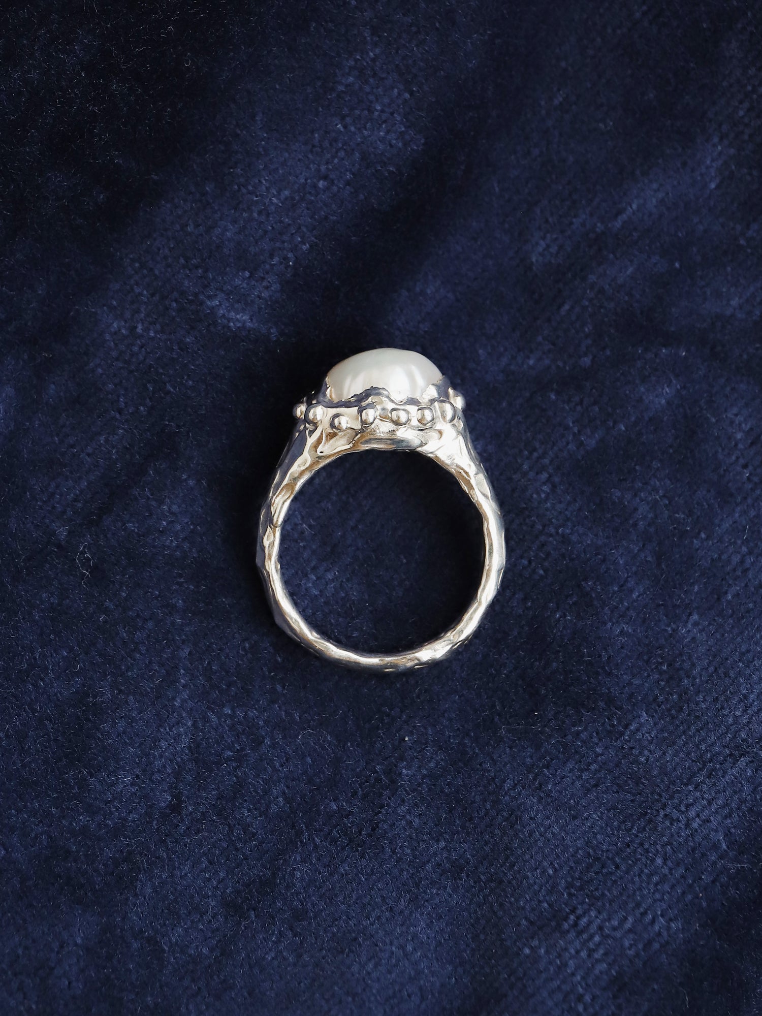 Selkie Pearl Ring No.7 - Size J