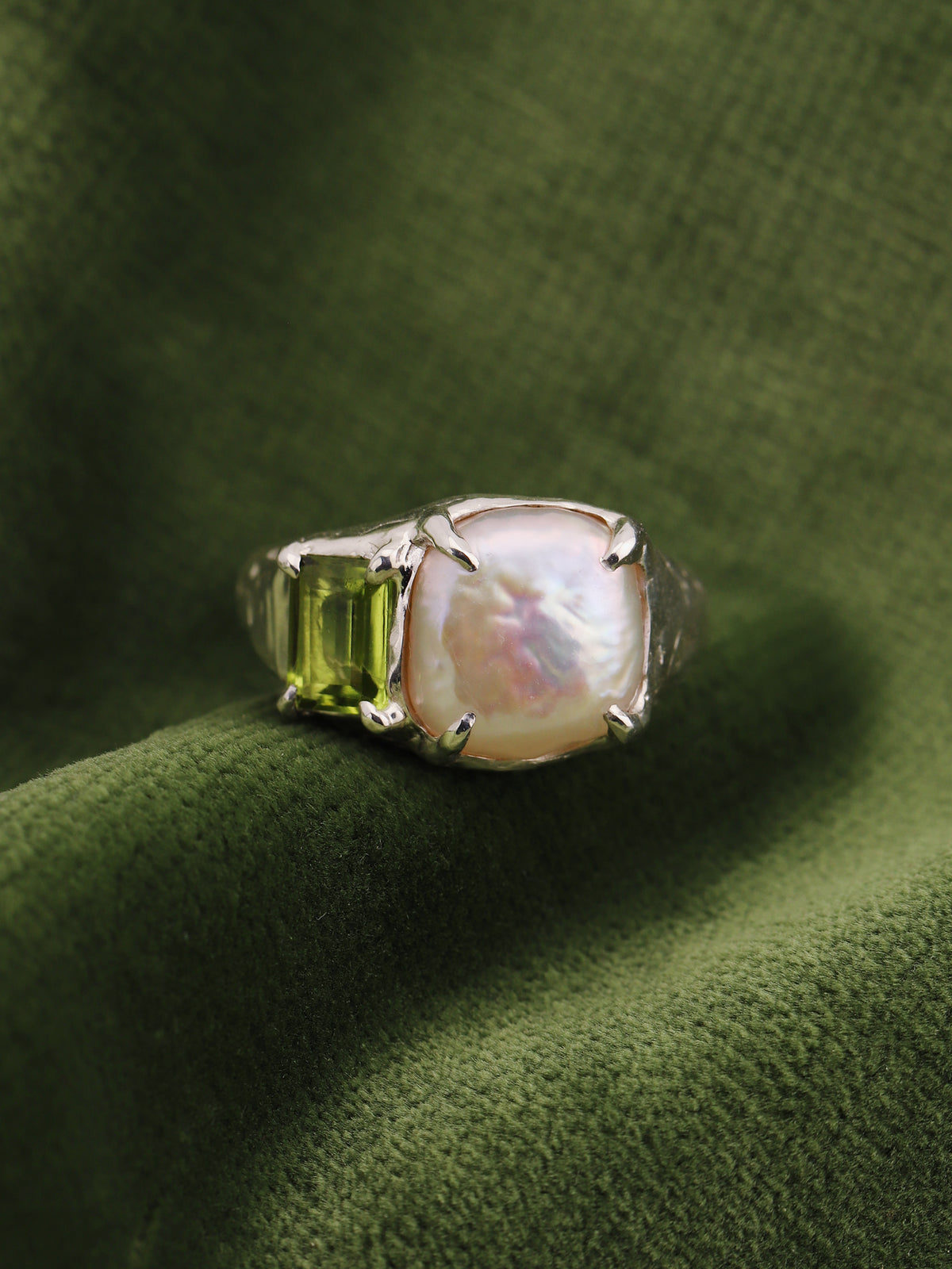 Pillow Pearl Ring No.1 - Size P