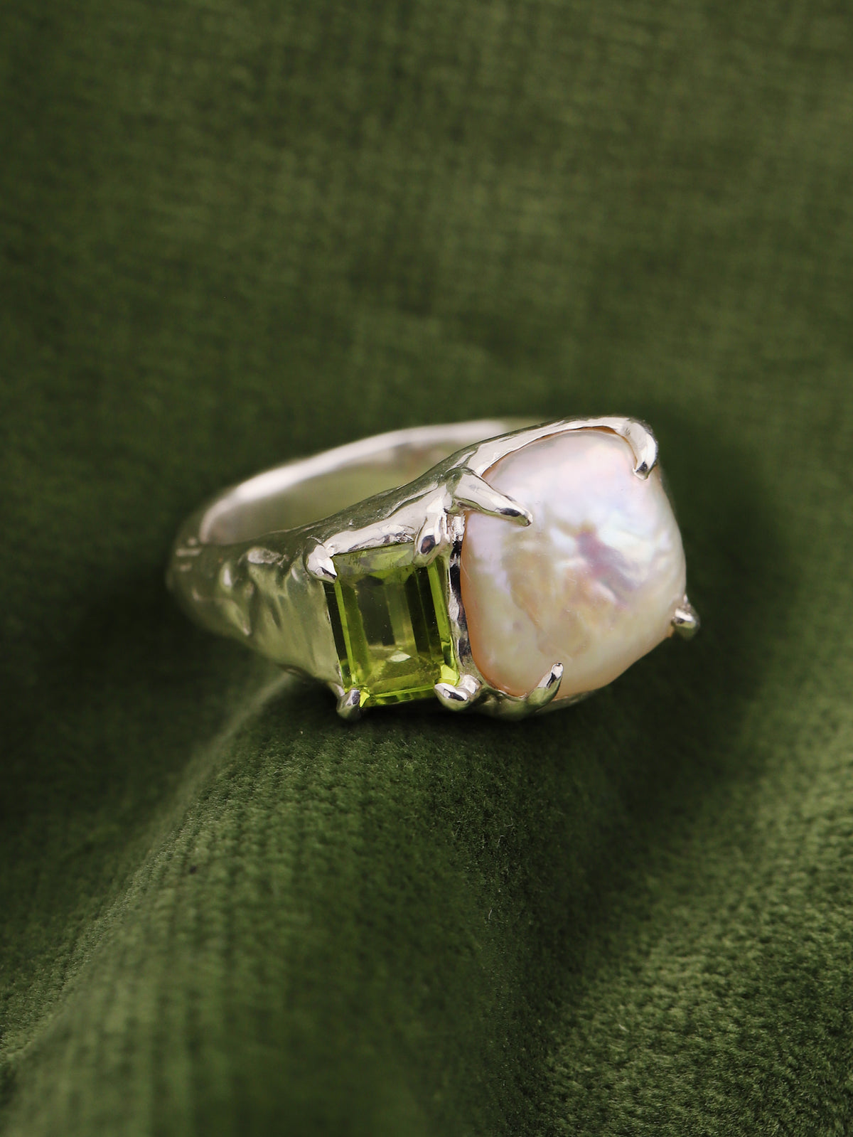 Pillow Pearl Ring No.1 - Size P