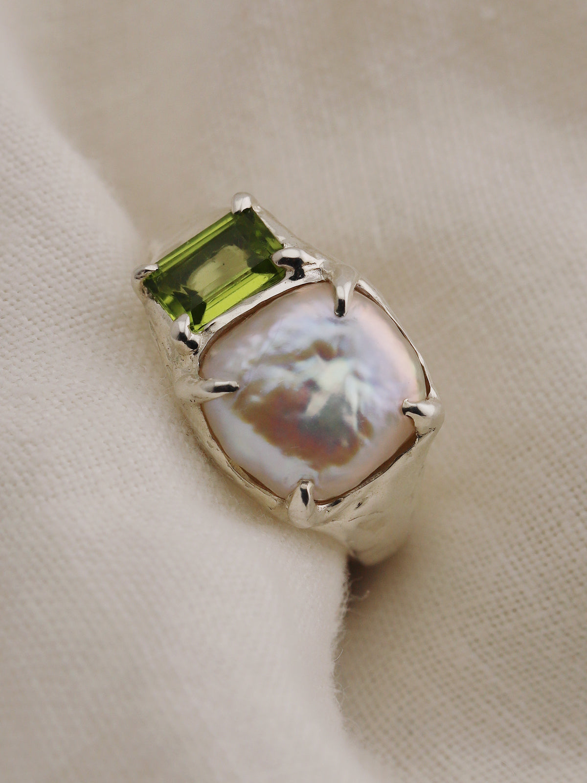 Pillow Pearl Ring No.1 - Size P