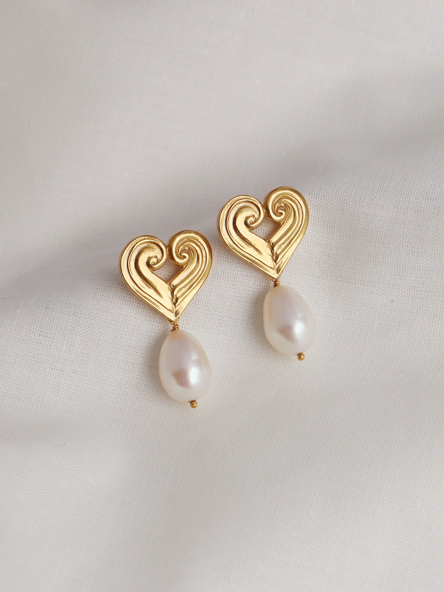 Reverie Pearl Earrings - Gold Plated Vermeil