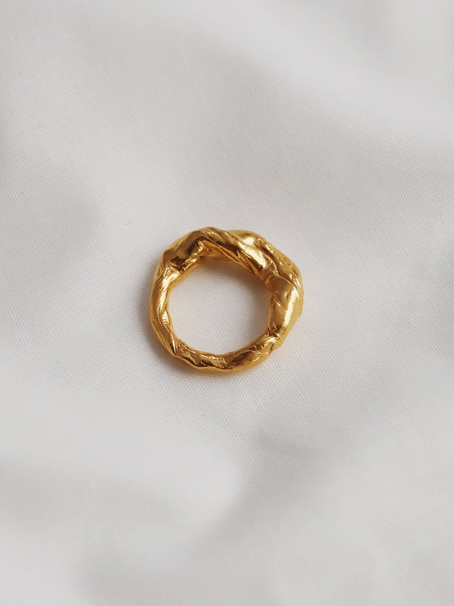 Sunday Ring - Gold Plated Vermeil