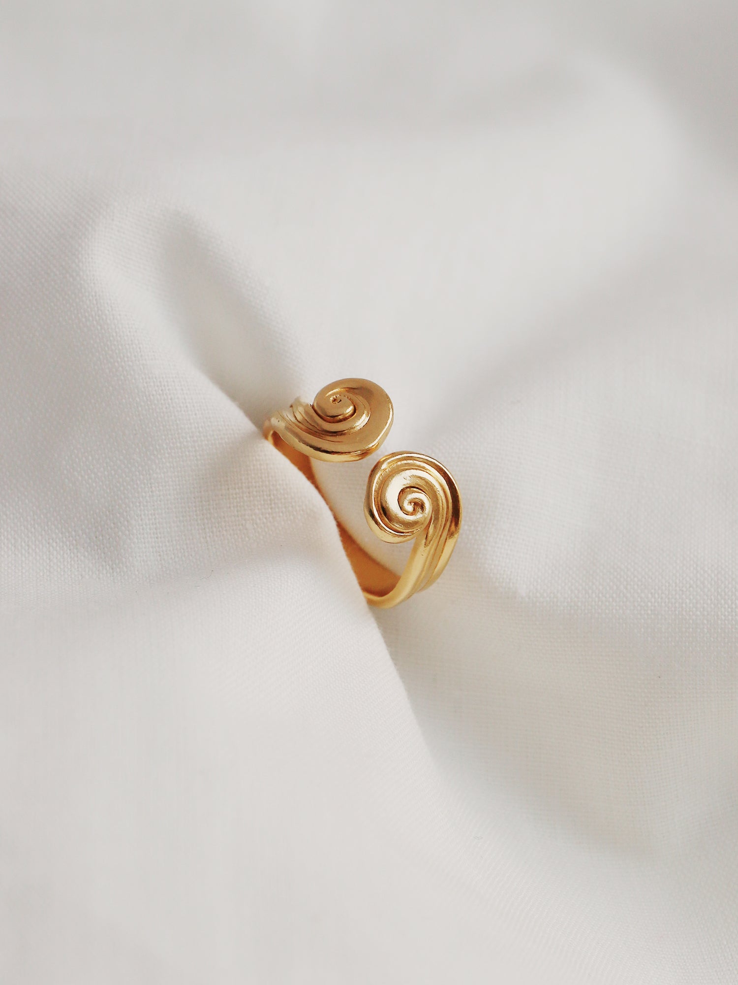 Whirlpool Ring - Gold Plated Vermeil